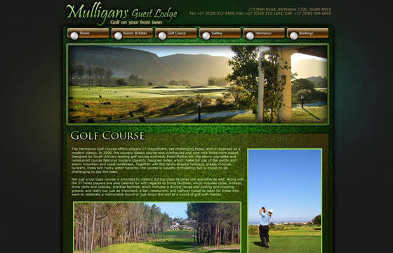 View of the Hermanus golf course page